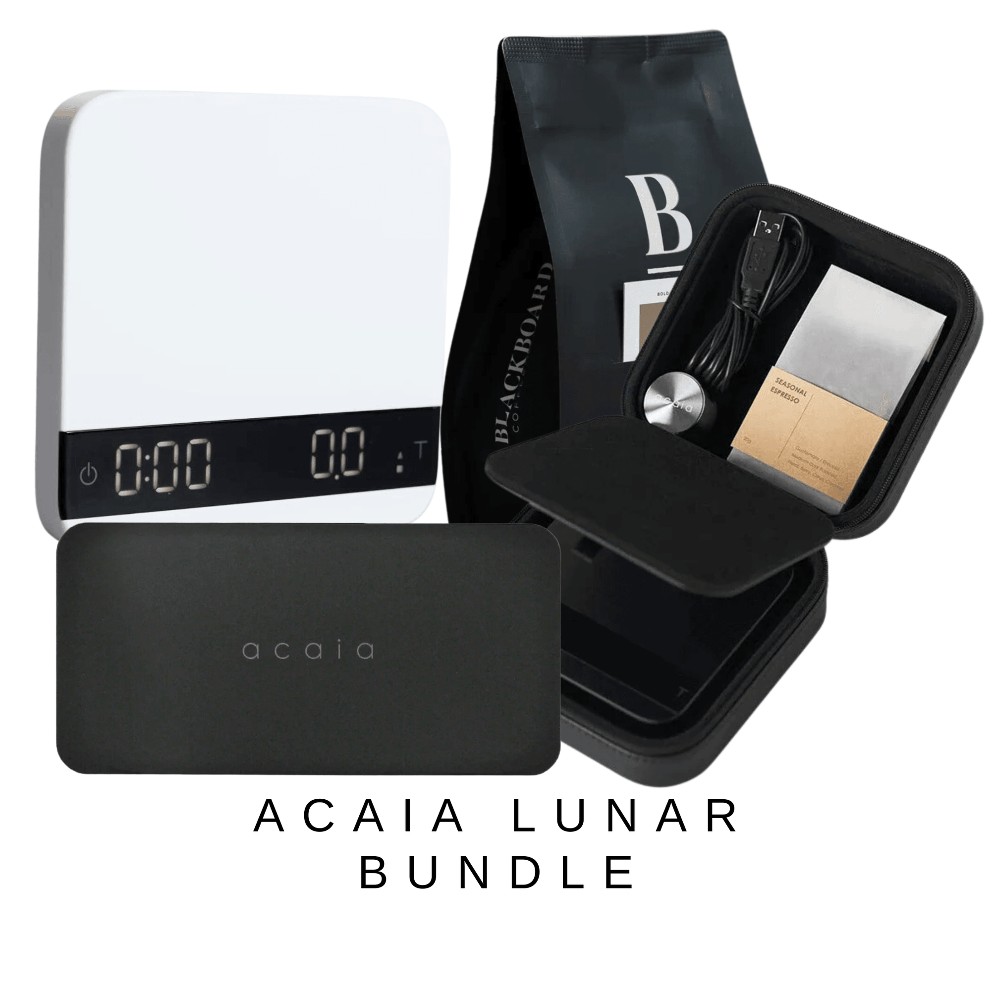 Acaia Lunar Bundle - White Acaia Lunar Bundle - White