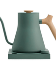 Fellow Stagg Smoke Green & Maple Wood Electric Kettle + FREE COFFEE