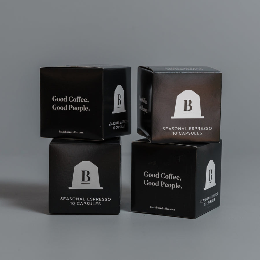 Seasonal Biodegradable Coffee Capsules - 12 Month Subscription