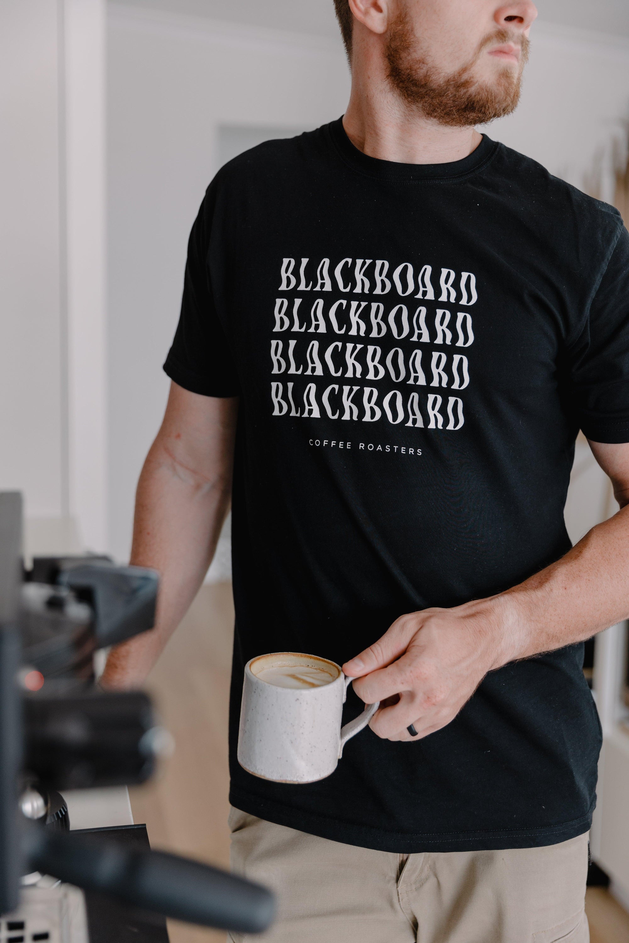 Blackboard Wave Unisex T-Shirt - Black