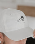 Blackboard Dad Cap - White