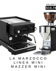 Linea Mini Espresso Machine, Mazzer Mini Electric B Grinder & Kit