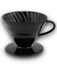 Hario V60 2 Cup Ceramic Pour Over Dripper - Black