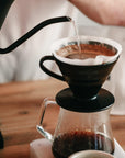 Hario V60 2 Cup Ceramic Pour Over Dripper - Black