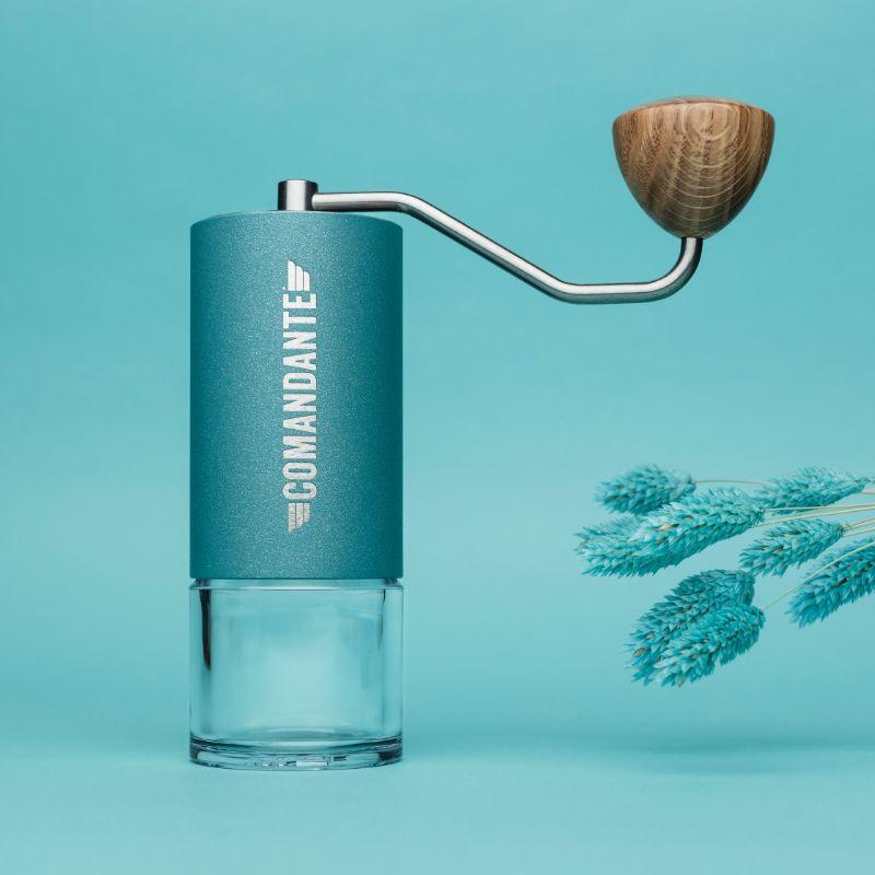 Comandante C40 Hand Grinder MK4 - Alpine Lagoon + FREE COFFEE