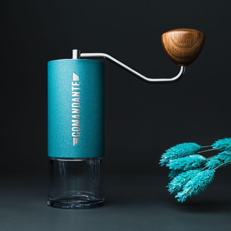 Comandante C40 Hand Grinder MK4 - Alpine Lagoon + FREE COFFEE