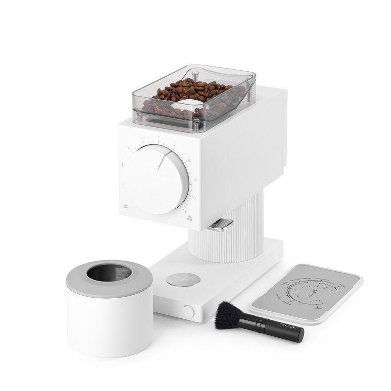 Fellow Ode Gen 2 Brew Coffee Grinder - White + FREE COFFEE