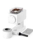 Fellow Ode Gen 2 Brew Coffee Grinder - White + FREE COFFEE