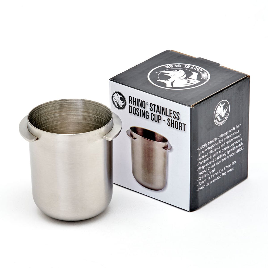 Rhino Stainless Steel Dosing Cup - Blackboard Coffee Roasters